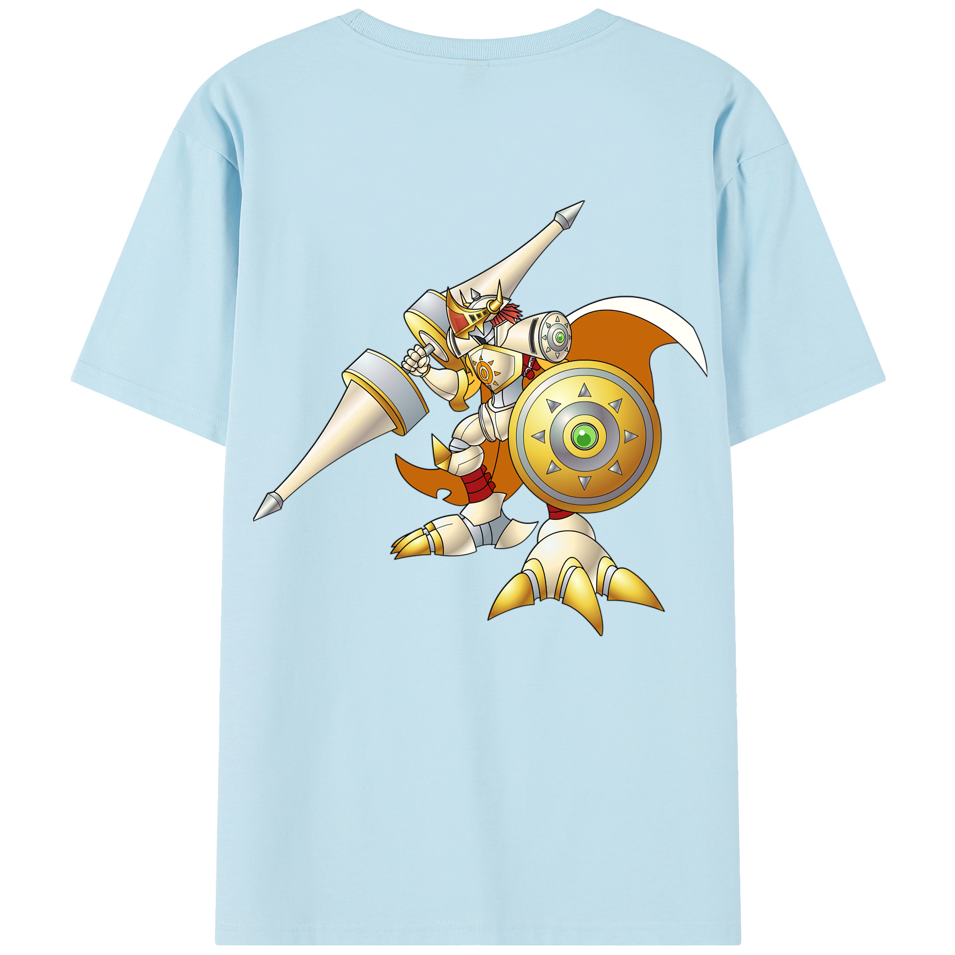 （画像用） Digimon デジタルモンスター/デジモン 綿100％半袖Tシャツ（背面プリント）